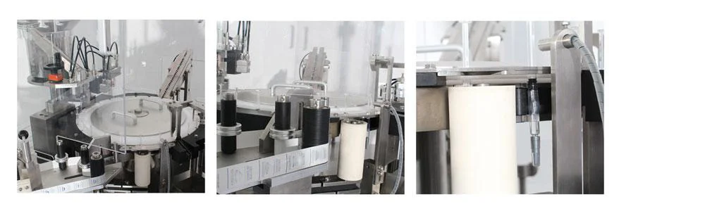 Автоматическая предварительно заполненная стеклянная пластиковая шприц, вакуумная наполняемая заглушка, закрывающая машина для медицинских целей