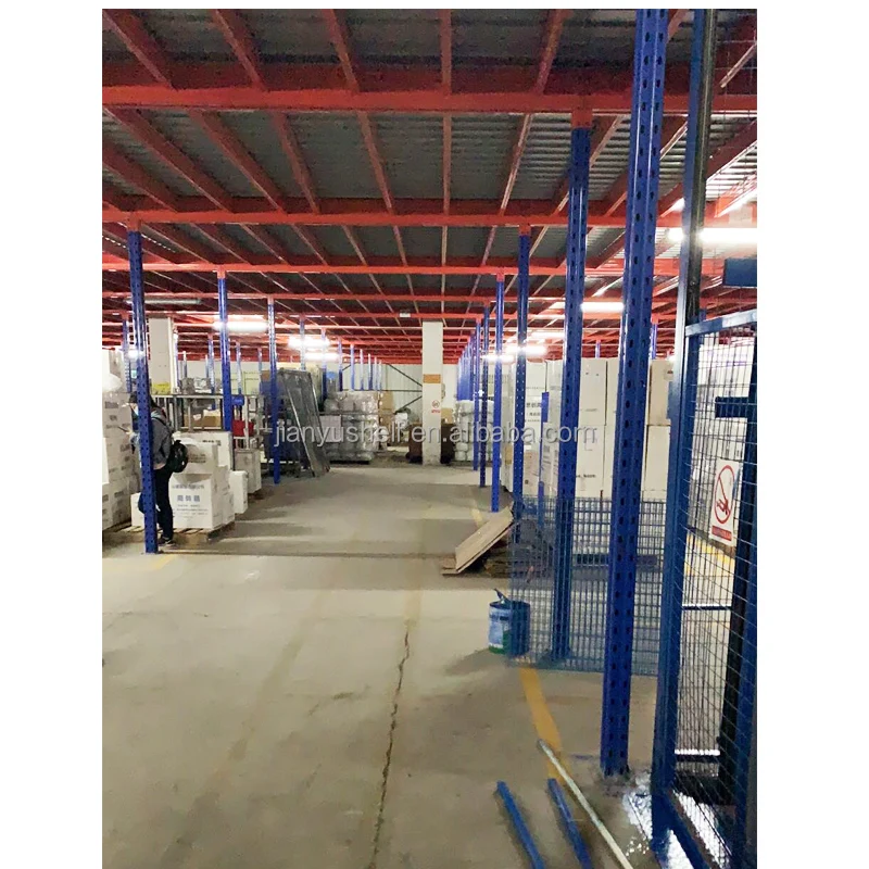 Assemble warehouse mezzanines platform heavy duty industrial storage racking system platform high quality warehouse storage rack manufacture