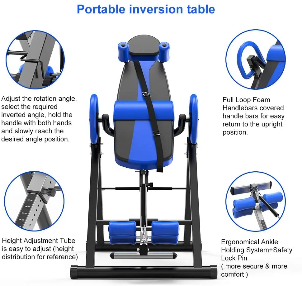 Inversion Table For Therapy Back Pain Relief - Buy Inversion Table ...