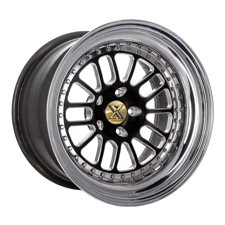 XJ CNC Custom Double Beadlock Off-Road 5x130 15x10 5 Holes Drag Race Drag Pack Trackhawk Aluminum Alloy Forged Wheels Rims