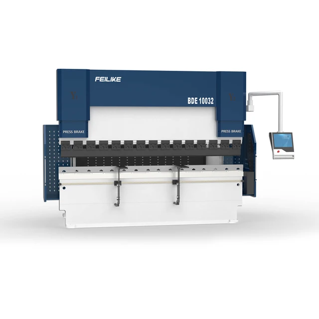 High Quality FEILIKE Hydraulic Stainless Steel Sheet Plate Bending Machine 100T-250T 6M CNC Press Brake with End Forming