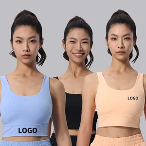 Wholesale 2026 Hot Latest Yoga Wear New Design Sexy Gym Crop Top Ladies Custom Elastic High Quality Sports Bra for Women Fitness