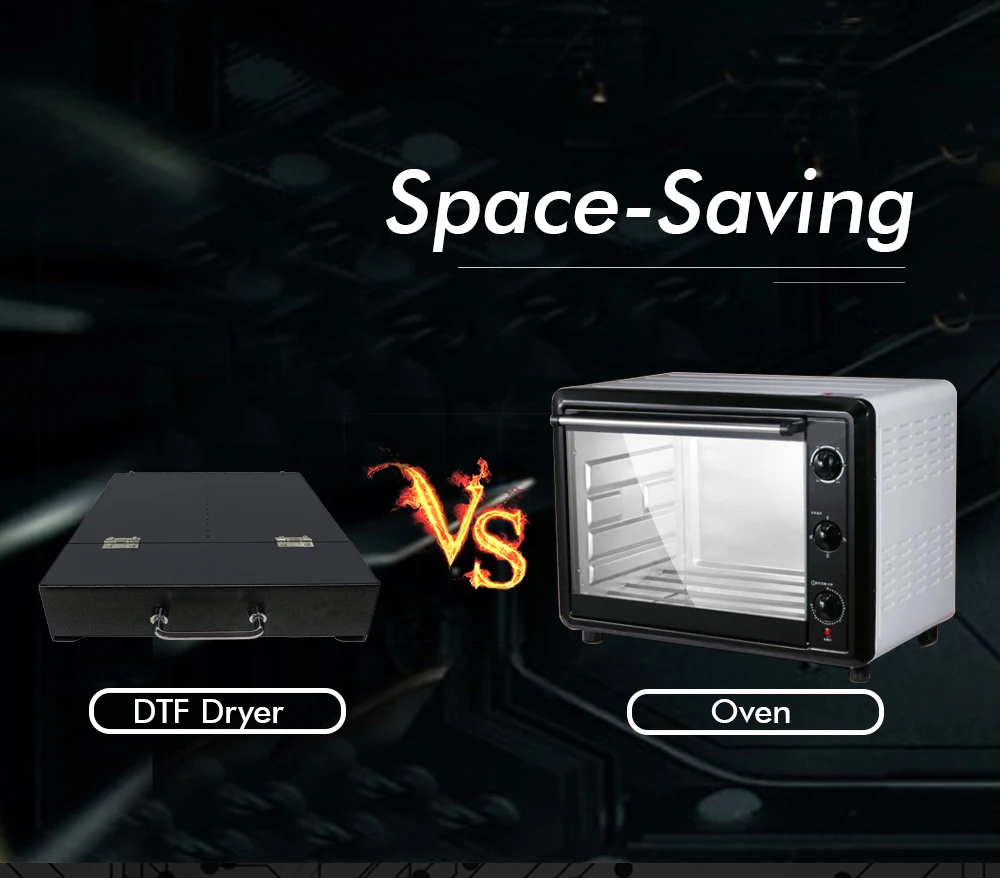 Quick Heating Dtf Shaker Dryer 30*40cm Hot Melt Powder Curing Drying