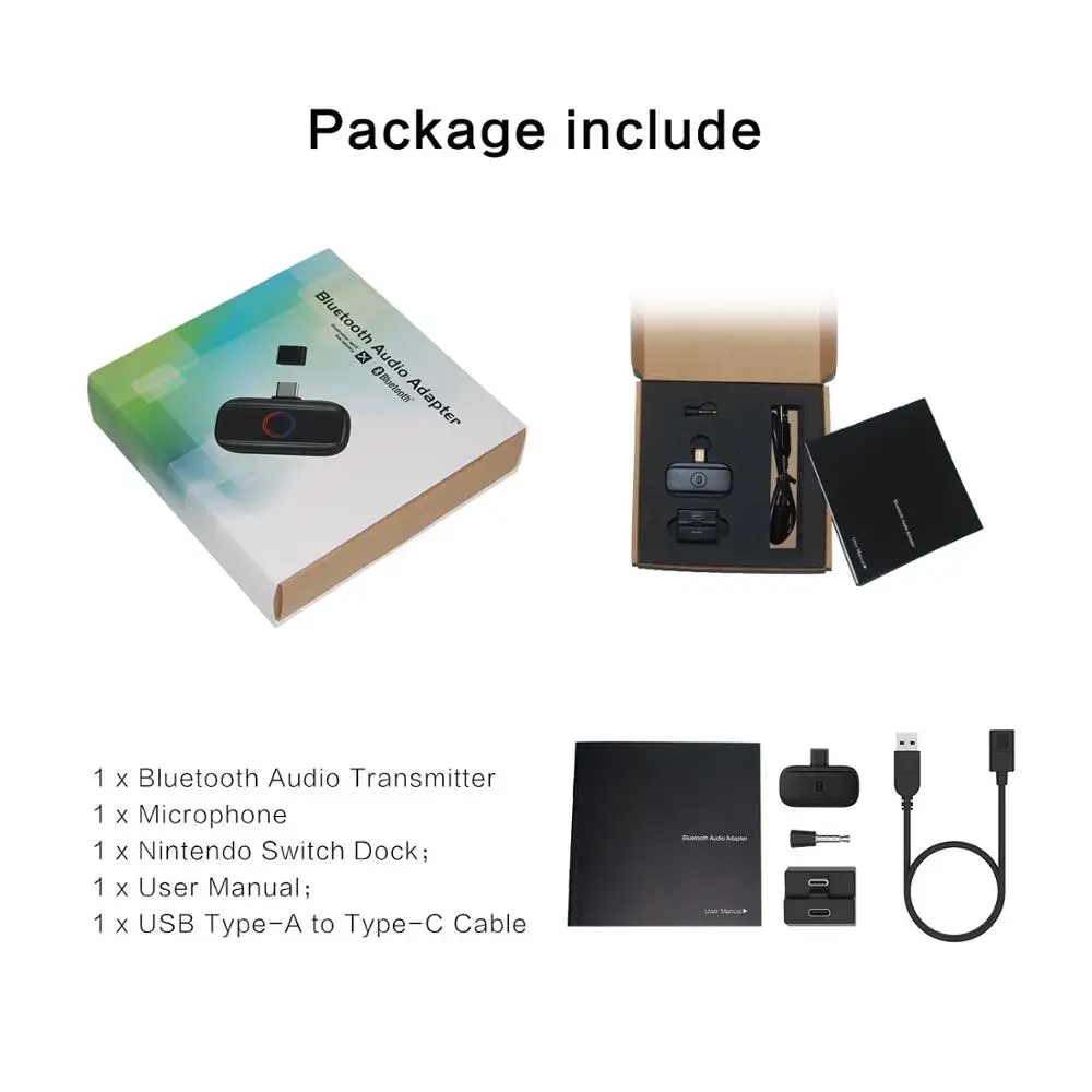 
Лидер продаж, высококачественный беспроводной аудиопередатчик BT 4,2 USB Type-C, беспроводной аудиоадаптер для Nintendo Switch 