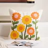 Coussin décoratif tournesol chaleureux