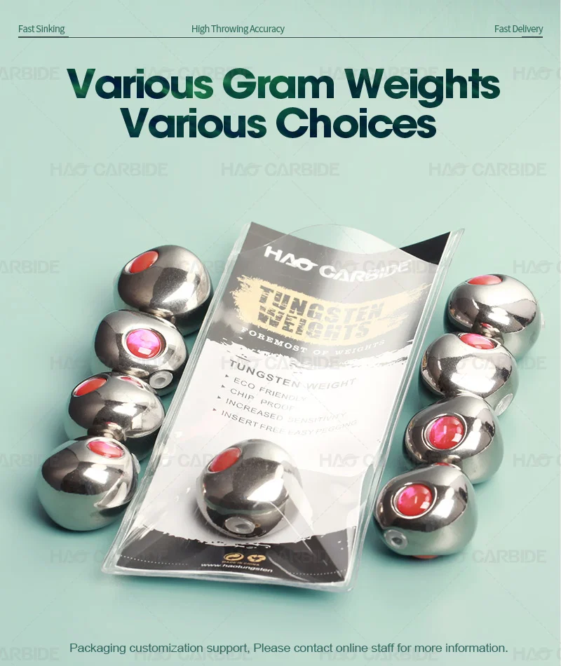 45-210g Tungsten Head Red Snapper Red Sea Bream with