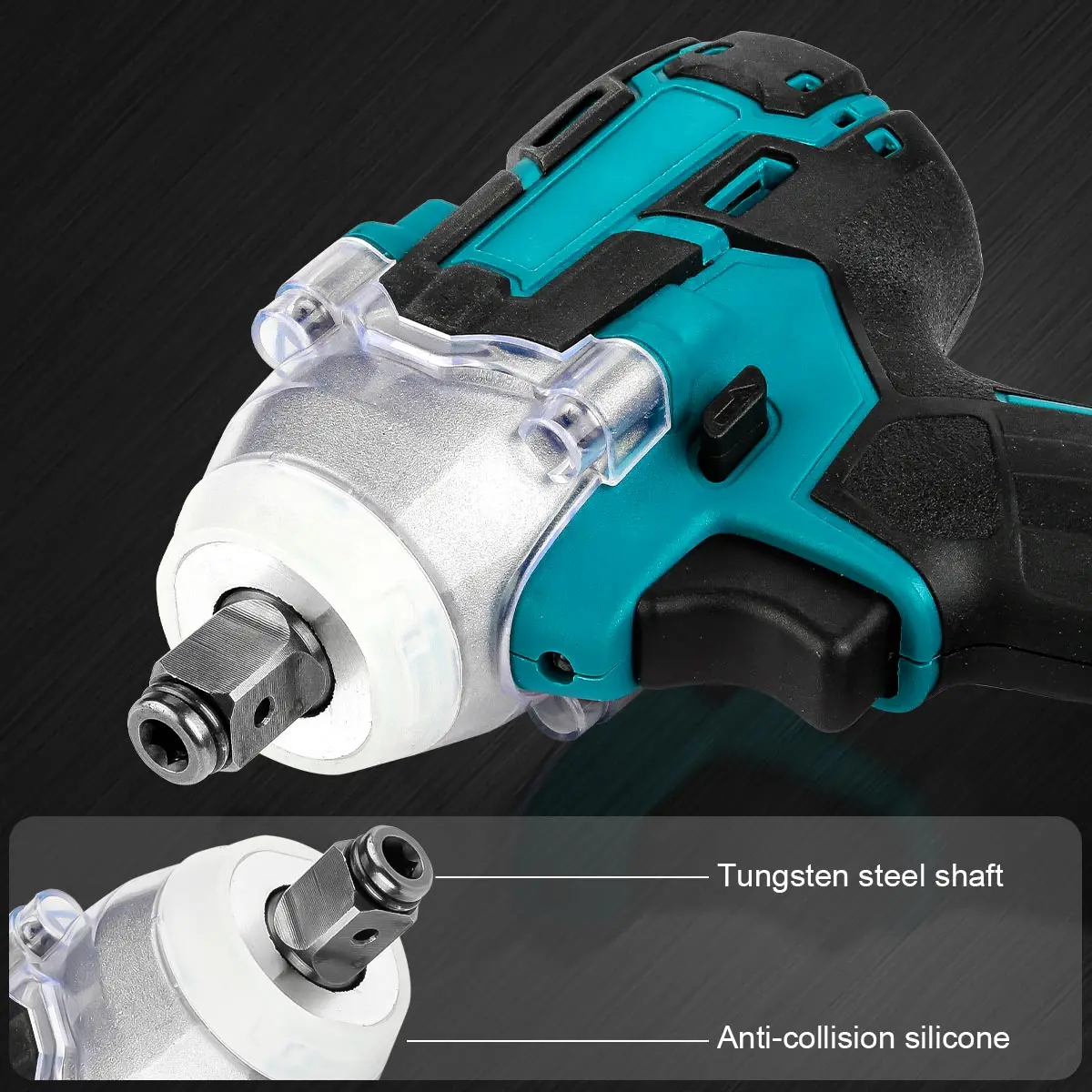 1/2 Impact Wrench For Trucks With Battery Powered Electric Torque
