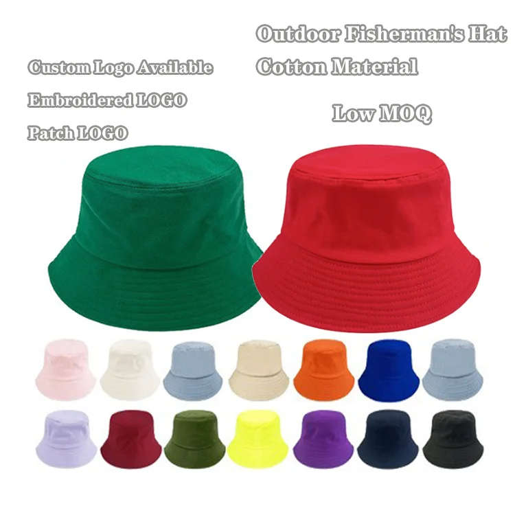 Wholesale Fashion Designer Fisherman Ladies Bucket Hats For Men Custom Embroidery Logo Men Women Bucket Caps 2 H78bf165746fc461795f18caed712308c1