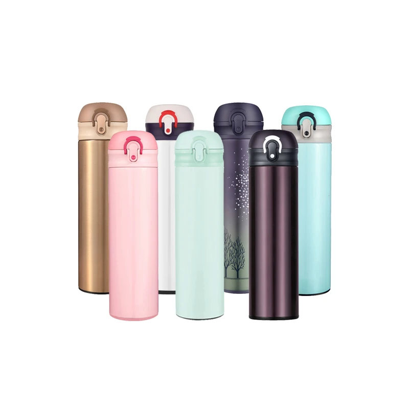 Stainless Steel Travel Mug Water Thermos Vacuum Flask Thermal Cup Bottle 500ML 