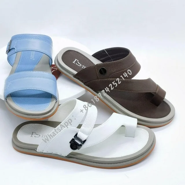 Wholesale Men's Slippers Beach Shoes Africa Middle East Arab Cross-border Leisure Outdoor Shoes
