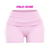 Pink Fold Over Short Pant