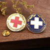 Pins de solapa personalizados de esmalte chapados en oro