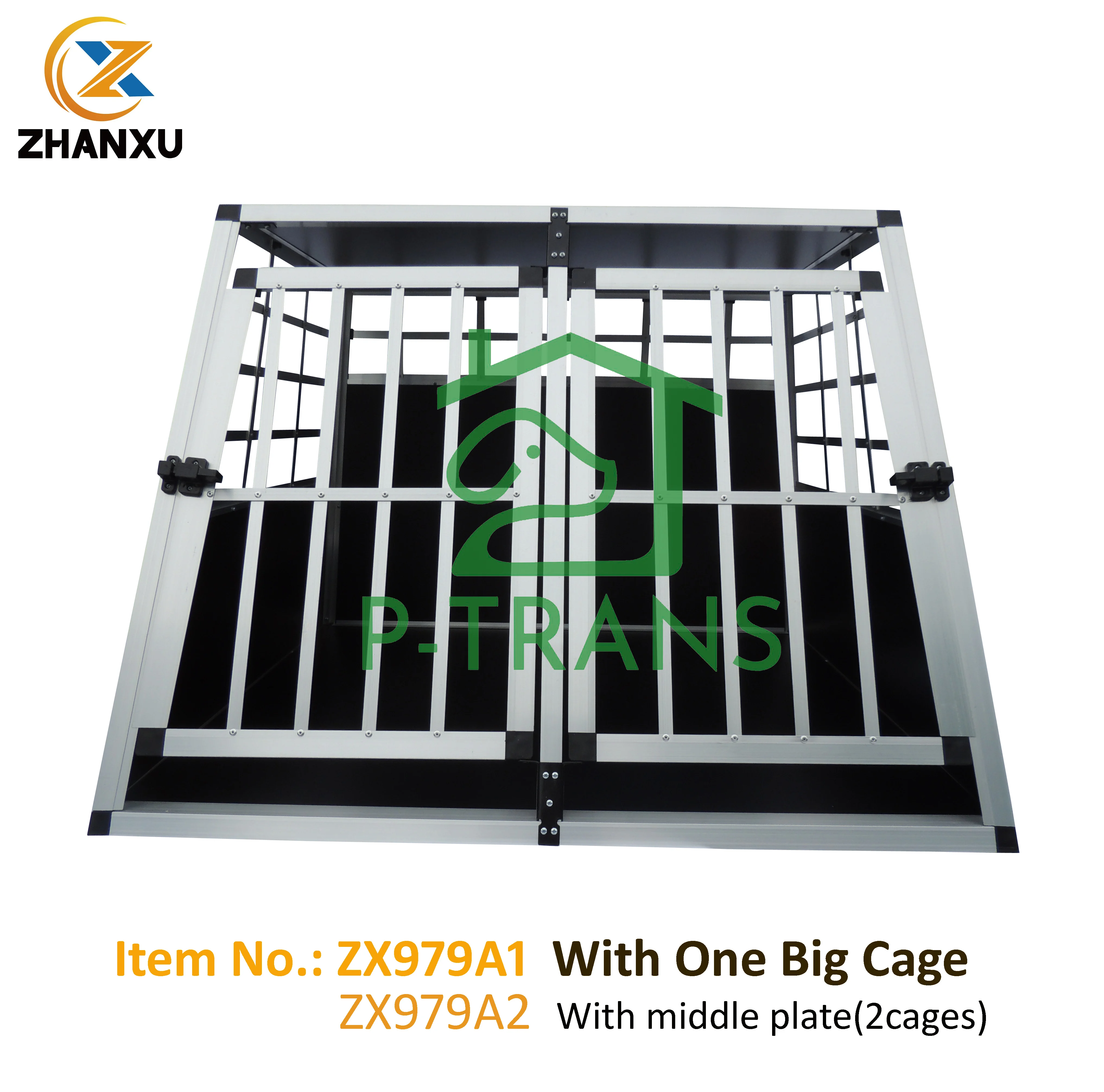Sturdy Aluminium Dog Cage XXL - Perfect for Car Travel