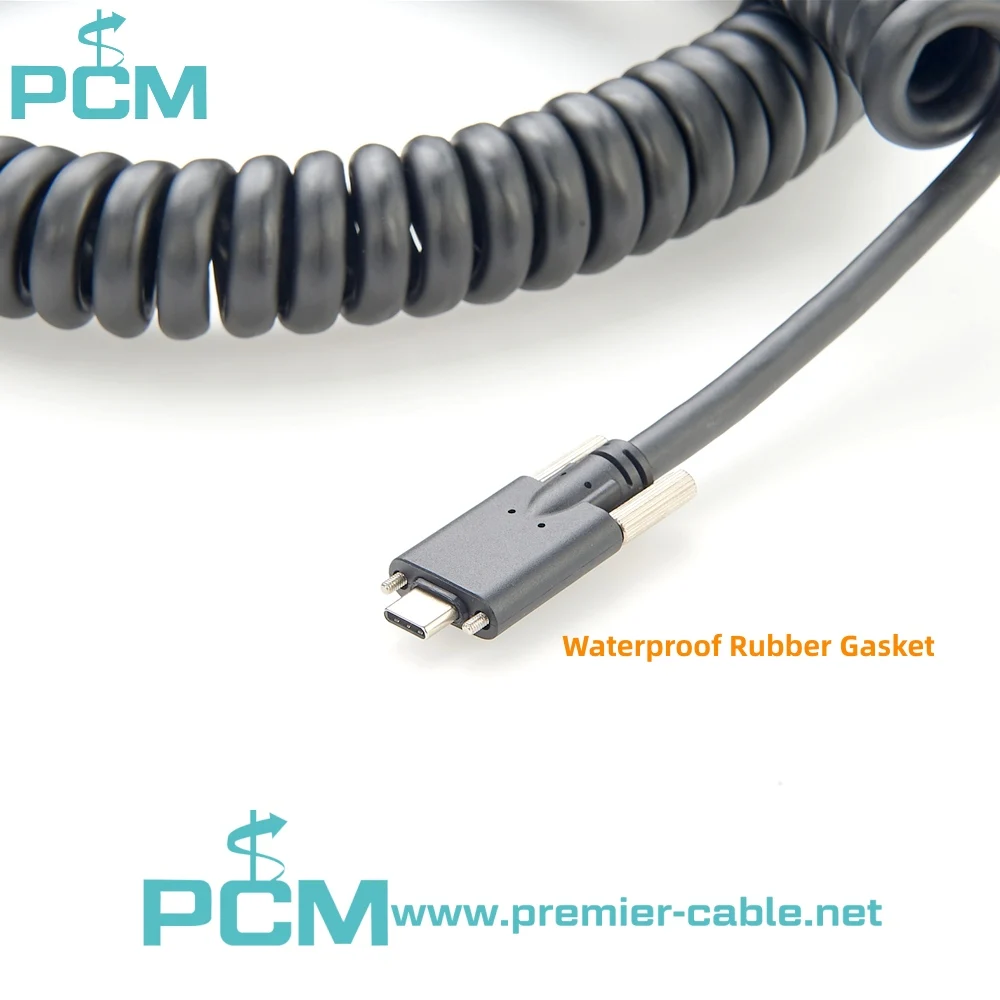 IP67 Male Connector with a Rubber Gasket to Realize Waterproof when Interlocking manufacture