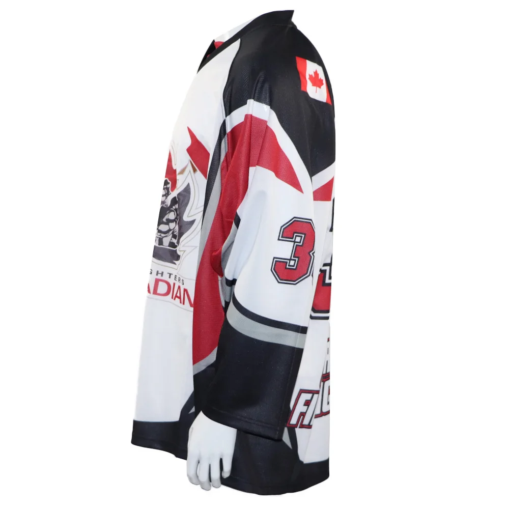 Выполненная на заказ сублимационная обратная хоккейная