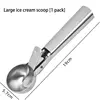 Thick large ice cream scoop