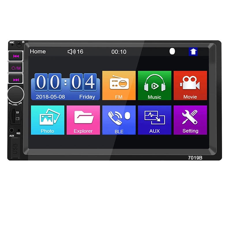 BLE Calling 7 Inch Double Din Car Stereo Android Auto TF U Disk Aux  Playback Car Radio MP5 Player with Carplay for Apple| Alibaba.com