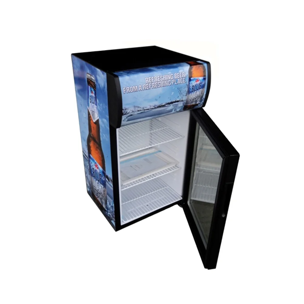Meisda 2023 SC40B New 40L Factory Price Small Display Refrigerator With Lock and Key