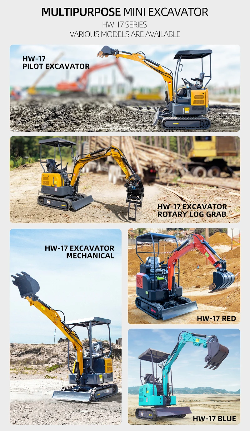  HW-17 Mini Excavators manufacture