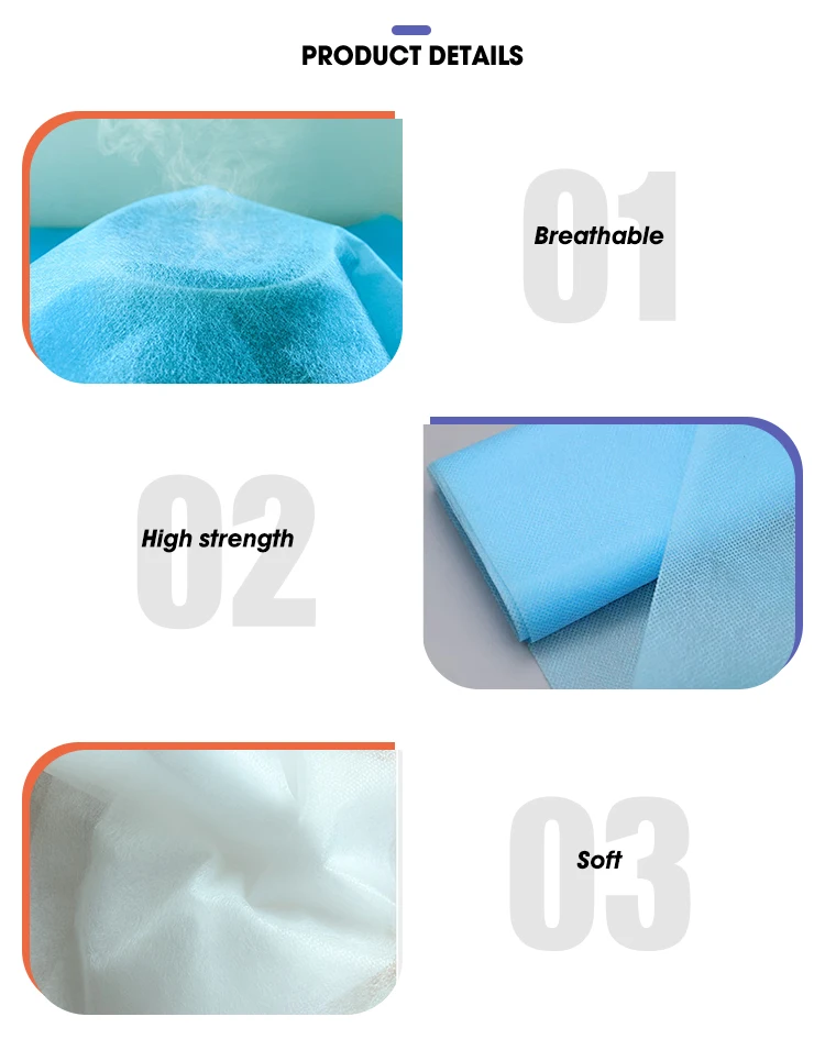 Polypropylene Ss Sss Hydrophilic Nonwoven Fabric Hydrophobic Ss Sss Spun Bond Non Woven Fabric