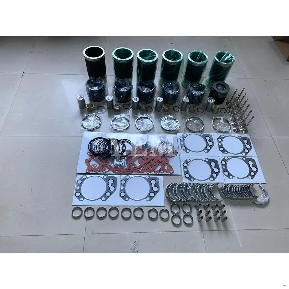 D926 Overhaul Kit With Cylinder Gasket Piston Ring Liner Kit Bearings Valves Set for Liebherr