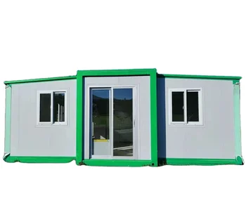 New Design 20Ft 40Ft Luxury Villa Expandable Container House with Portable Mobile Home Prefab Steel Bathroom and Kitchen