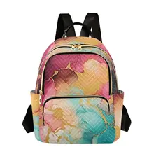 Top Quality Quilted Women's And Men's Backpacks Waterproof Fashion Light Quilted Backpack customs logo
