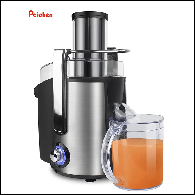 110V 500ML Stainless Steel Juicer Machine Whole Fruit Vegetable Centrifugal Juice Extractor for Fruit Vegetable 10.6 x 6.9 x 13 inch Juicer Machine 
