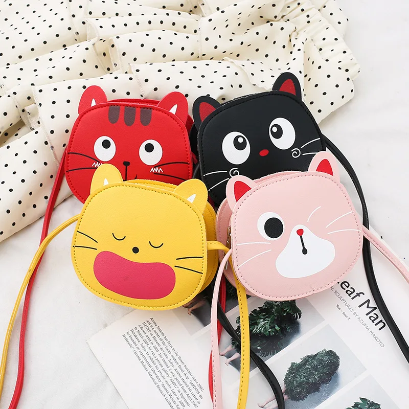 Korean Design 2022 Popular Side Bags For Girls Fancy Cat Shape Girl 