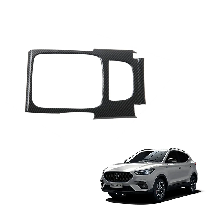 Auto Gear Switch Cover para sa MG ZS na Aksesorya na ABS Carbon Fiber Pattern Gear Shift Panel Cover Interior Accessories
