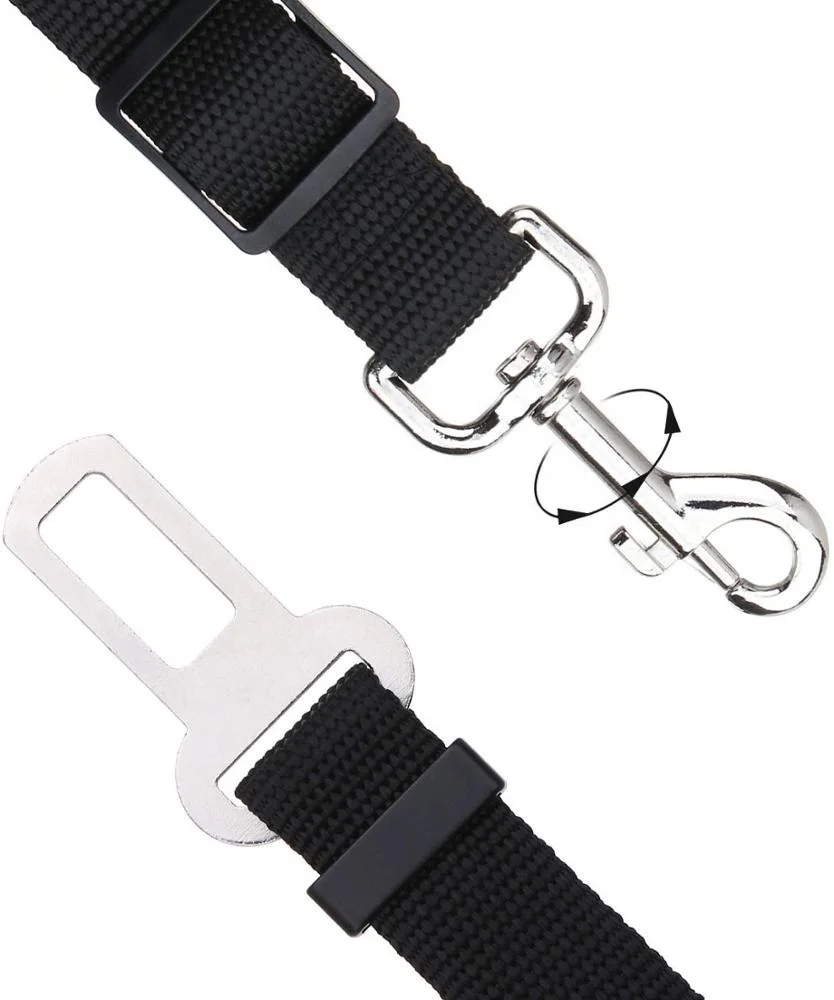 Kingtale1 Safety Harness Vehicle Stabilizer Clips Adjustable Dogs and Cats Pet Car Seat Belt Sustainable Chain Leads