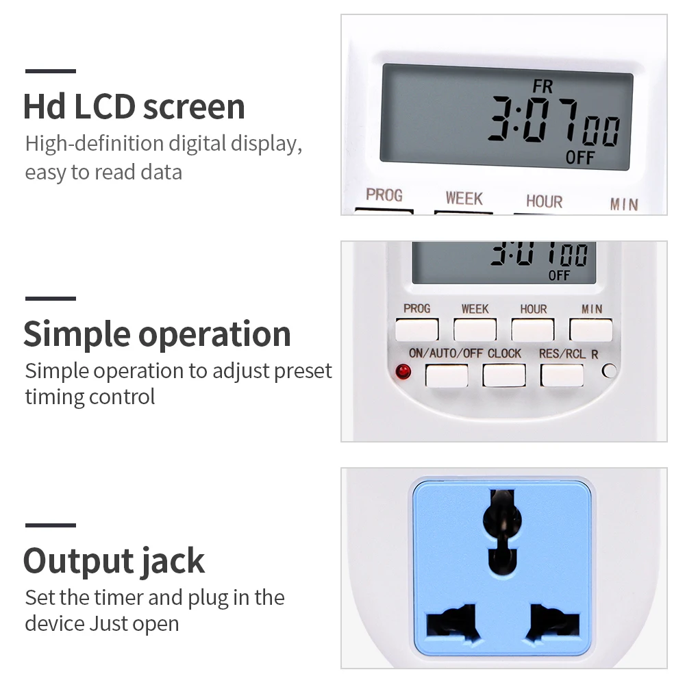 Wholesale AL-06 Digital Timer Smart Timer Socket Electronic Timer Time ...