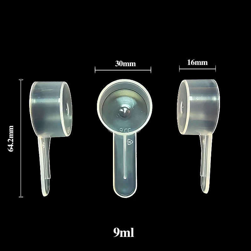 Clear Measuring Spoon 9ml/9cc Mini Spoon Plastic Spoon for Power/liquid