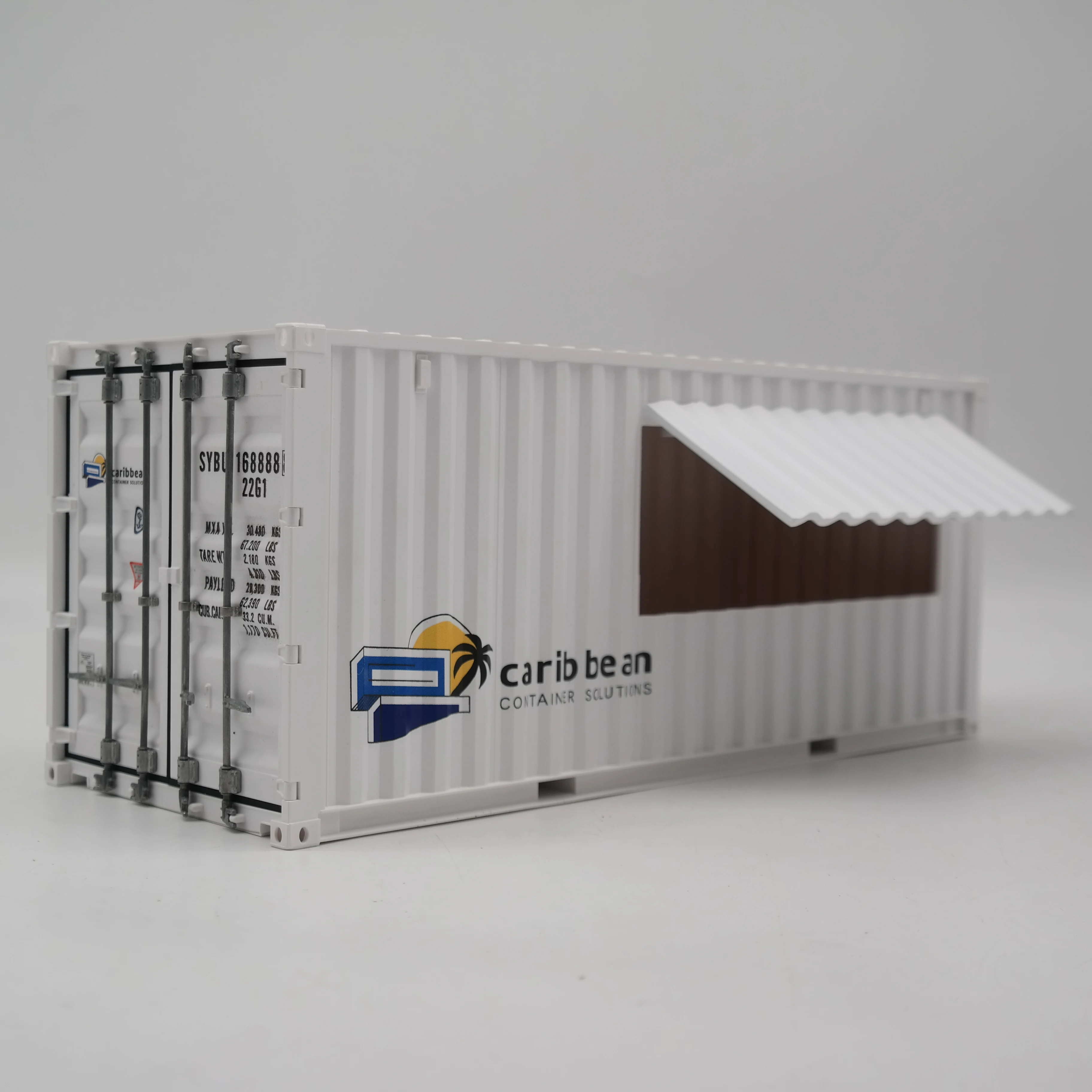 aoas container model factory 20gp plastic crafts shipping freight forwarder gift scale 120 caribbean container model-5