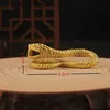 Colgante llavero de pitón (oro)