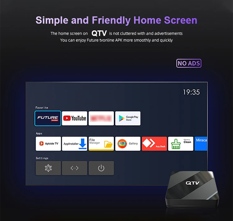 Custom Best Tv Box For Streaming 2gb Ram &16gb Rom Android Livestream