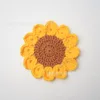 Yellow sunflower coaster
