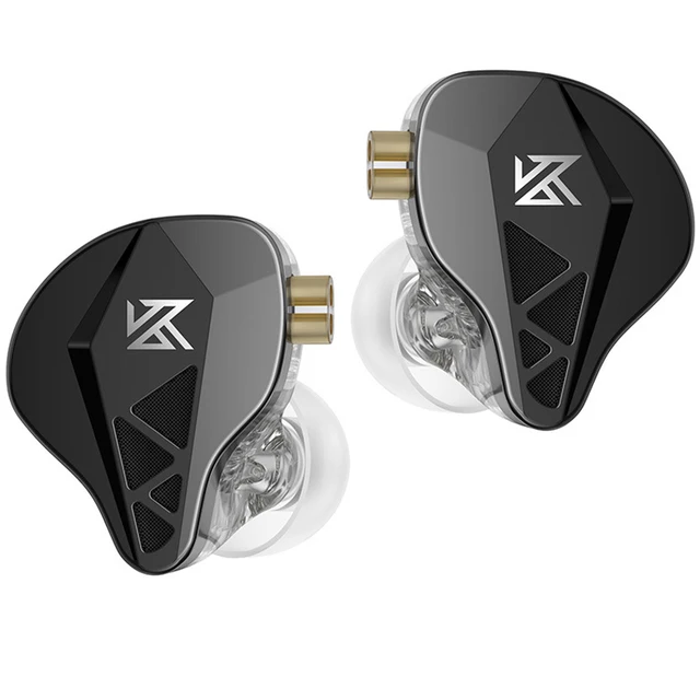 KZ EDXS Metal Wired Earphones Bass Earbuds In Ear Monitor Headphones HiFi Music Sport Noise Cancelling Headset With Microphone