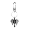 Steel-colored pendant eagle beak clasp