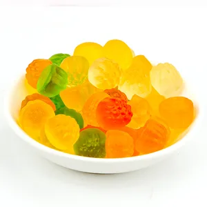 Multi Colored Bayberry Gummies with Fruity Flavors and QQ Candies Are Delicious and Refreshing