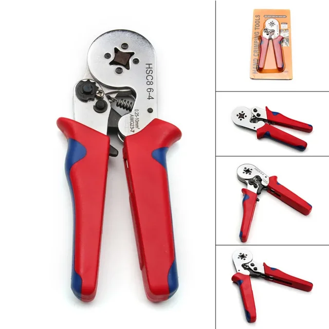 Wholesale 0.25-10mm AWG 23-7 Self-adjusting Insulated Terminals Crimping Plier Tool for Cable Wire End Sleeves Ferrules