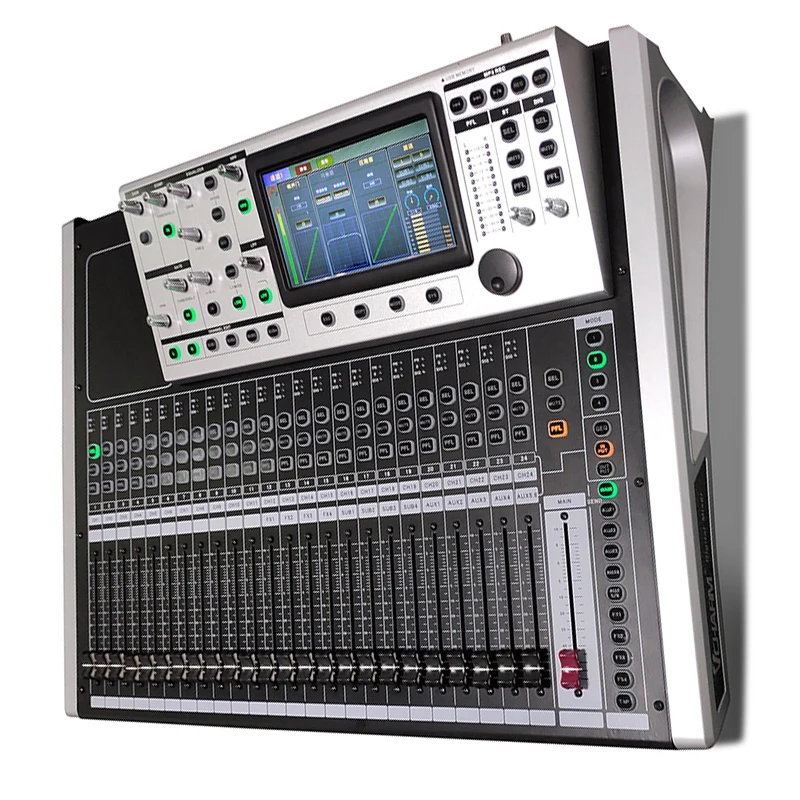 2023 Professional Newly 24 Channel Digital Sound Audio Mixer With Dante