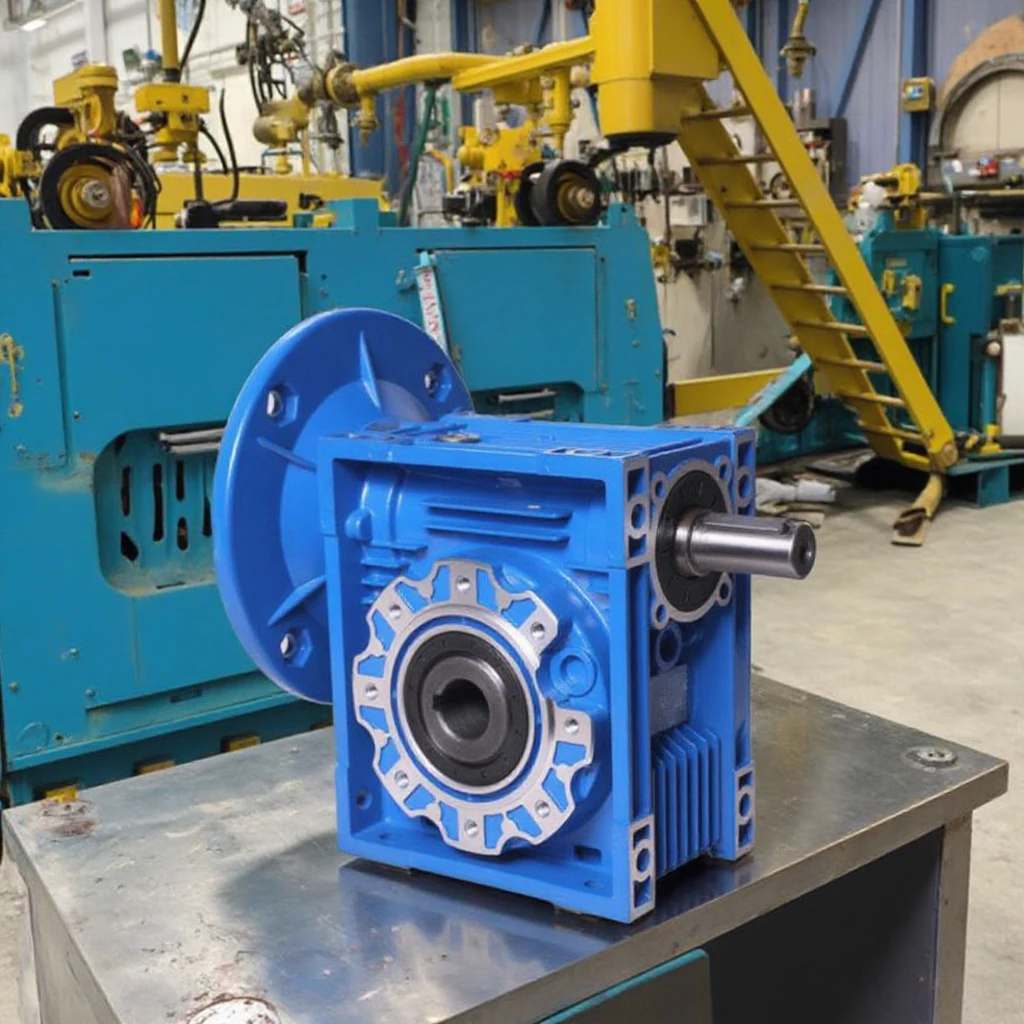 Dual Worm Gear Output RV Series Metal Gearbox Transmission Reducer 40/120/200 Maximum Power Support for Construction Industries