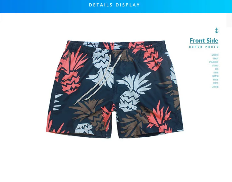 Pantaloni scurți de baie ecologici pentru bărbați, en-gros, din microfibră imprimată, mărime mare, pantaloni scurți pentru bărbați637_voghion.com