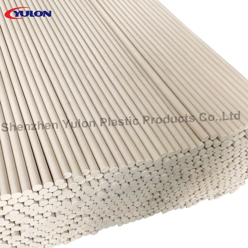 High Performance Engineering Plastic Peek Round bar Natural Peek bar