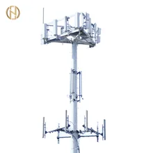 5G Telecommunication Antenna Monopole Tower