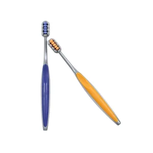 Manufacturer Wholesale New Creative Toothbrush with Tongue Cleaner Deep Cleaning Adults Teeth Cleaner