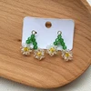 Double Clear Crystal Flower