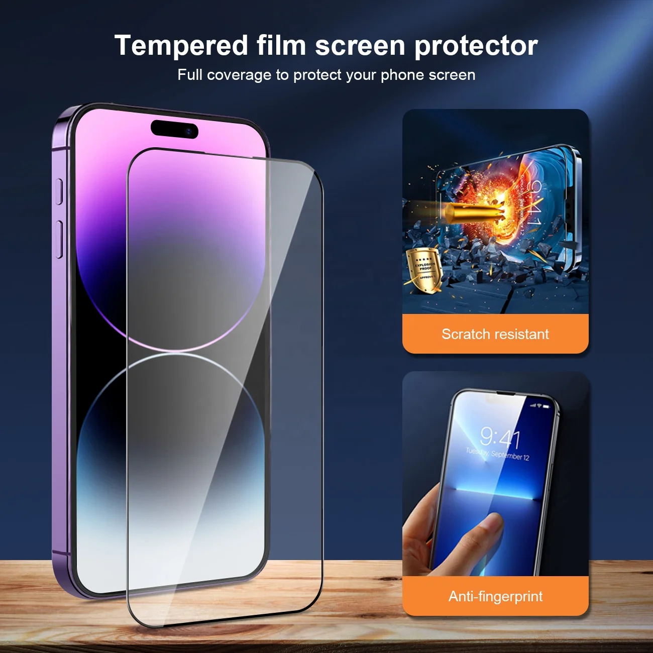 Film / Protection En Verre Trempé Anti - Espion IPhone 14 Pro | Replayce - Foto 5