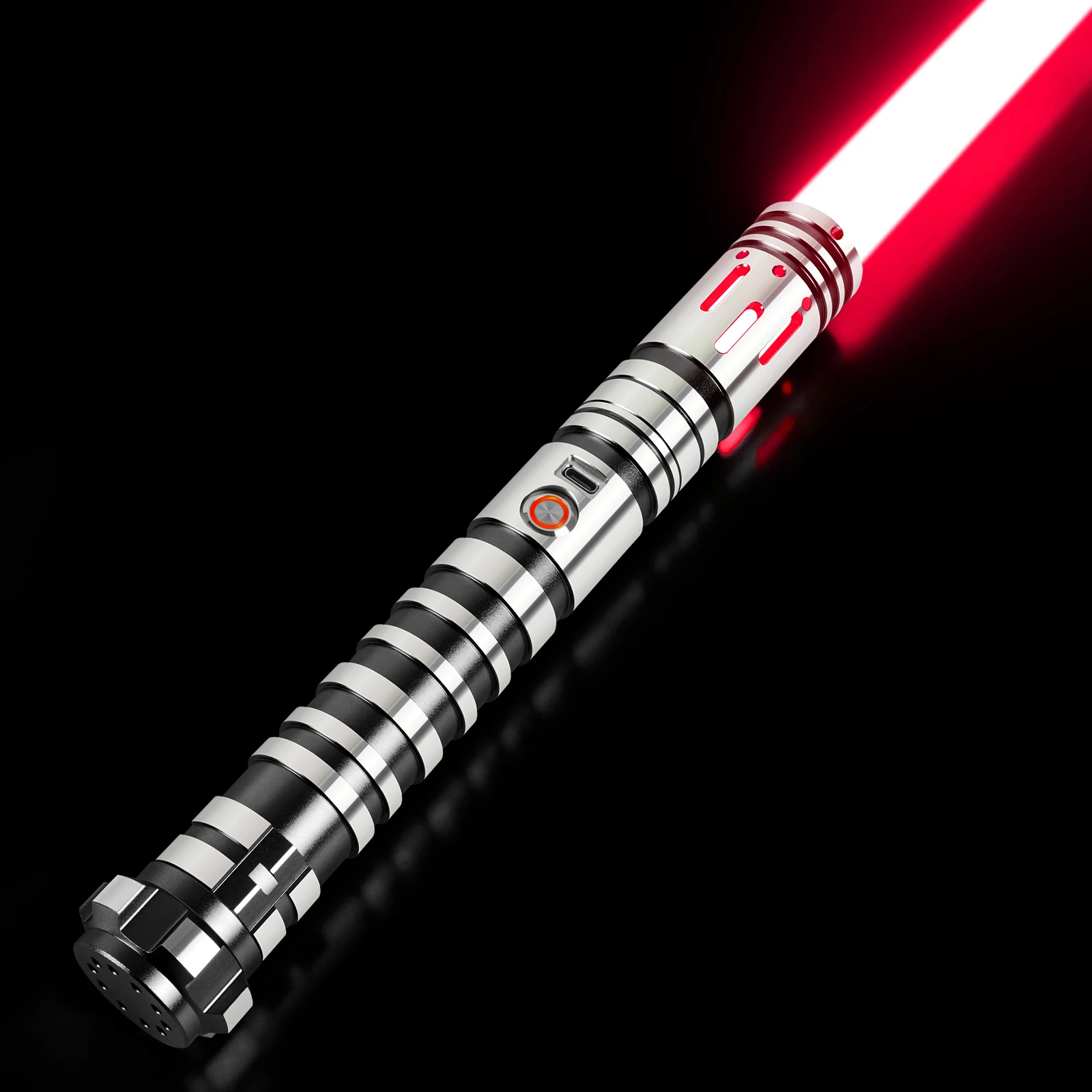 Рекомендуемая ручная флэш-карта игрушка дуальный световой меч 12 звуковых шрифтов светодиодные мигающие мечи масштабируемый